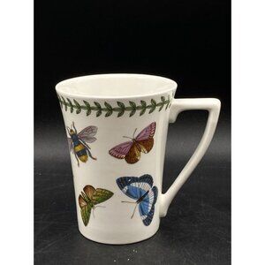 Portmeirion Botanic Garden Coffee Mug Butterflies Bees 4.5”